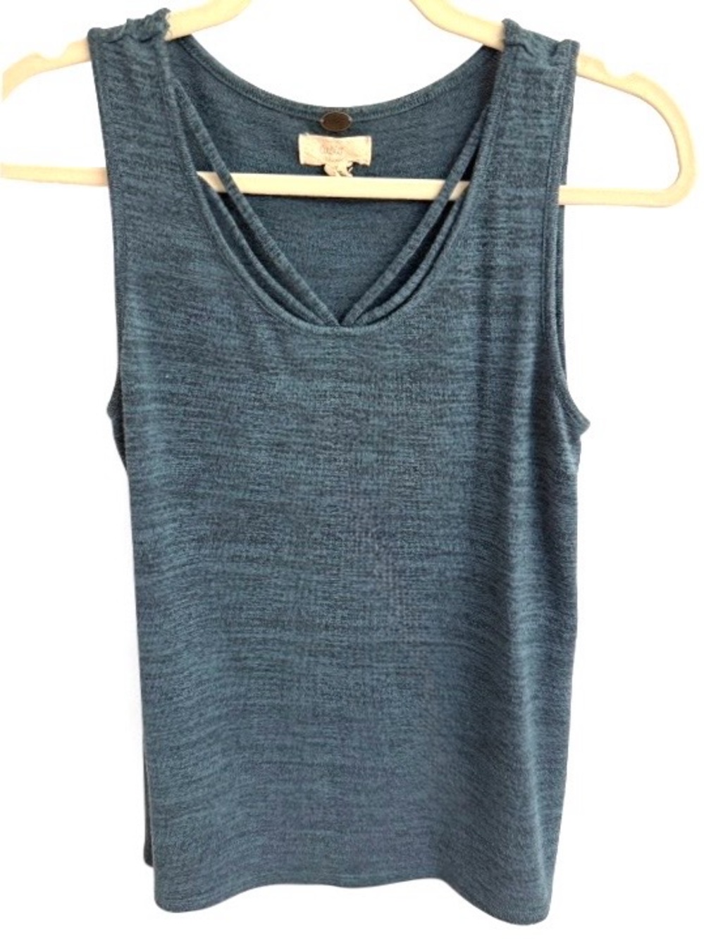 Cupio Teal Knit Tank Top Size Small